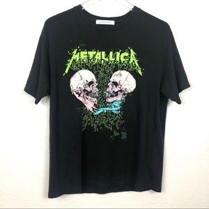 RARE Daydreamer Metallica Dueling Skulls Tee